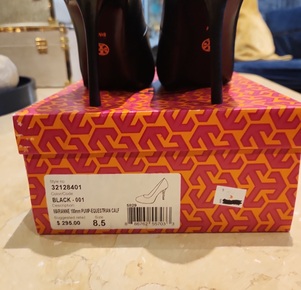 Tory Burch Black Stiletto Pump - Marianne 100mm